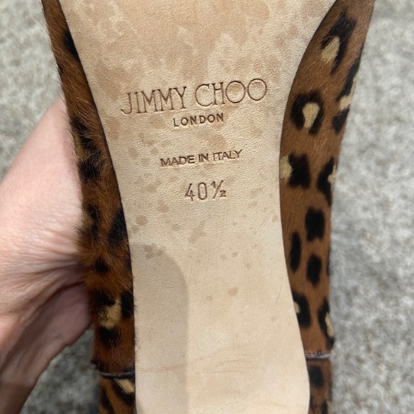 Jimmy Choo leopard print ankle boots - Picture 4 of 4